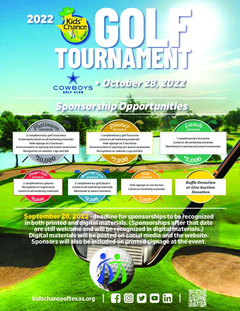 Kids' Chance Golf Tournament 2022